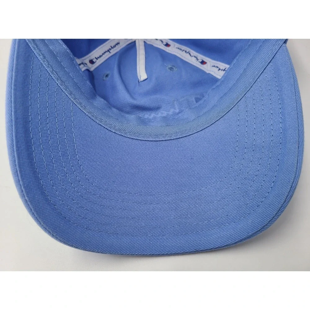 Women Champion Brand Strapback Adjustable Hat Cap Cotton Casual Sport Blue White